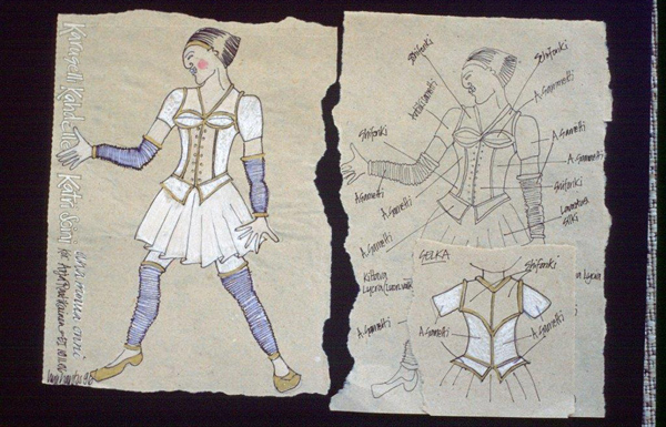 Theatre costume design by Lizz Santos